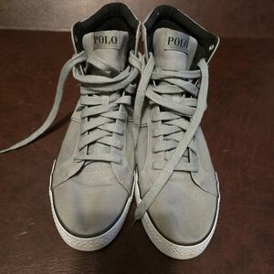 Polo by Ralph Lauren Gray High-Top Men's Sneakers